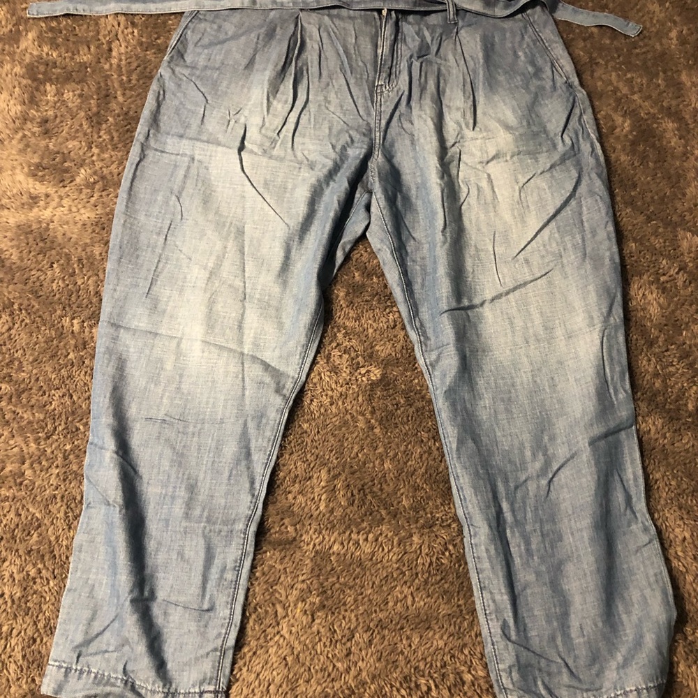 GAP Light Blue Cropped Pants